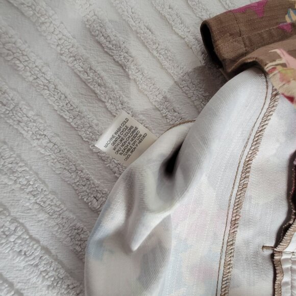 Christopher & Banks Floral Blazer Jacket Womens XL Cotton Blend Stretch Casual - Picture 5 of 9